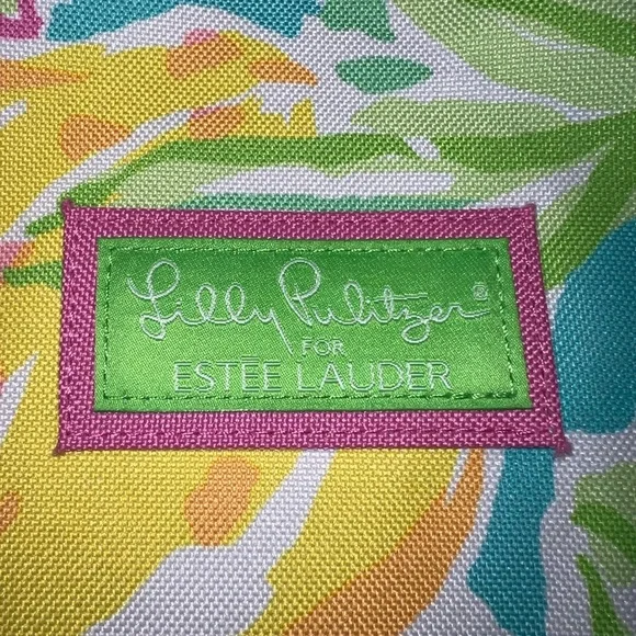 Lilly Pulitzer bright colors 🍋 lemon tote bag​ - Picture 2 of 9